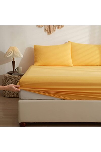 İzgi Concept ملاءة سرير مطاطية من Ranforce مصنوعة من القطن + مقاس عمق 25 سم و...