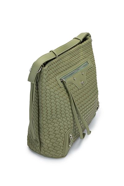 Tamer Tanca Green Vegan Women's Shoulder Bag