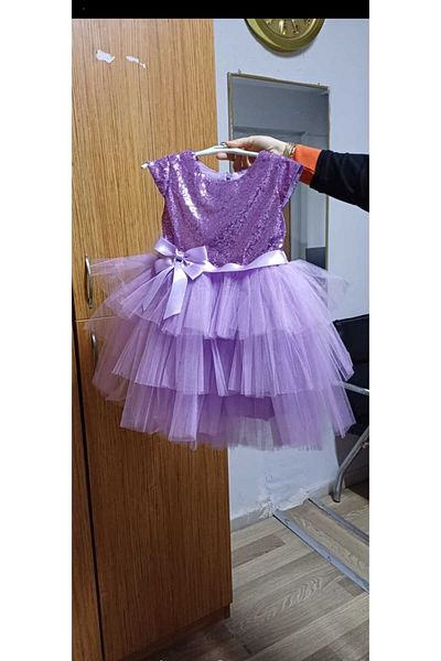 esmacamoda BABY GIRL CHILD GOWN LILA