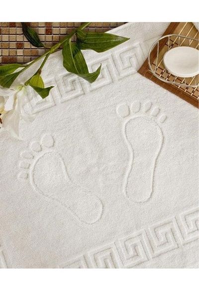 Miabella Home Hotel Foot Towel 100% Cotton, Premium, Very Fast Drying, Footprint Bath Mat, High Water Absorbent