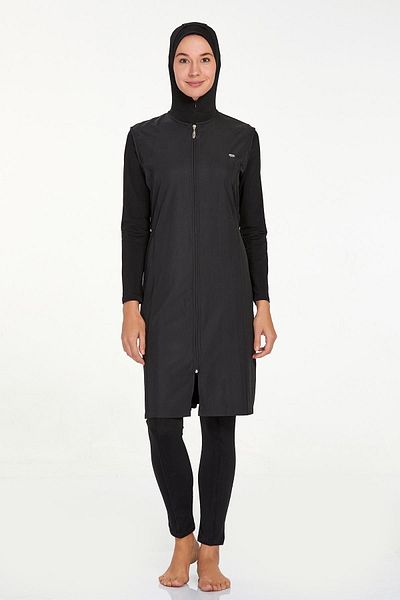Remsa Mayo Jumpsuit Vest Full Covered Hijab Swimsuit Mayte 2185 Black