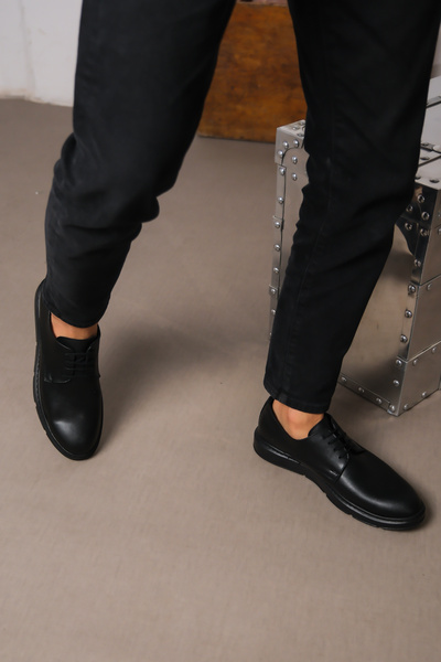 Daxtors D037 Чоловічі класичні туфлі з ортопедичною гарантією Gunluk