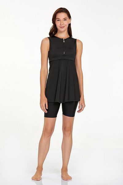 Remsa Mayo Zero Sleeve Semi Covered Swimsuit Arlet 3927 Black