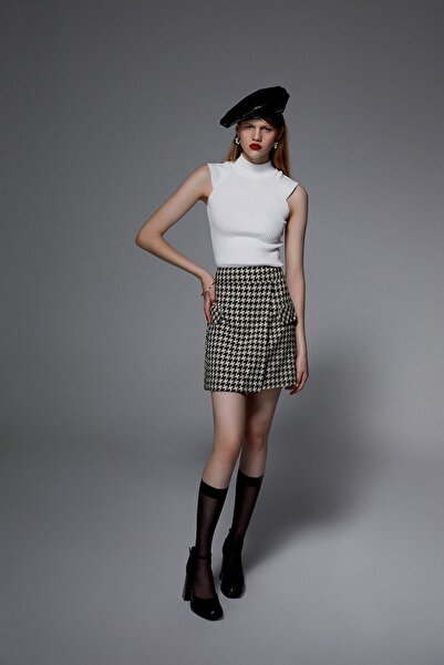 rue Tricotaj cu nervuri Ecru Ball