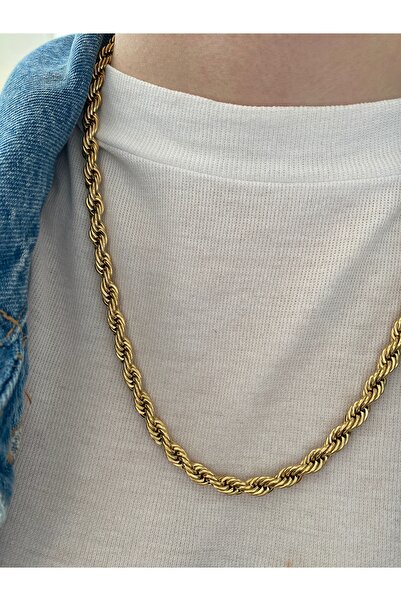 Pinery Jewels قلادة نسائية محبوكة من الفولاذ المقاوم للصدأ مقاومة للتشويه