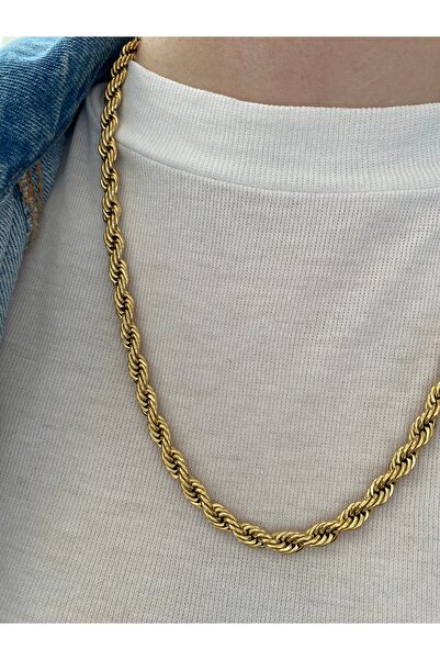 Pinery Jewels قلادة نسائية محبوكة من الفولاذ المقاوم للصدأ مقاومة للتشويه