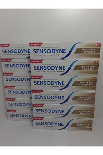 Sensodyne SENSODYN TAM KORUMA +BEYAZLATICI DİŞ MACUNU 50 ML X 12 ADET