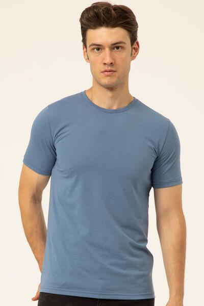 SÜVARİ O Yaka Regular Kalıp Düz Tişört