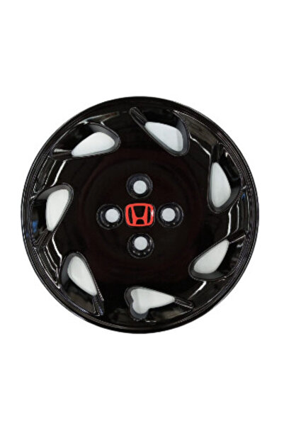 JANT Honda Kırmızı Logo Jant Kapağı 14 İnç 4 Adet Kırılmaz