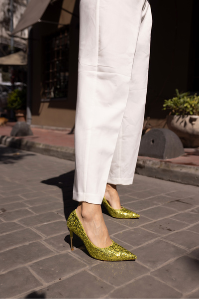 ANGELİNA JONES PAEL DÁMSKÉ KİWİ ZELENÉ JEHLICE S PAYETEM