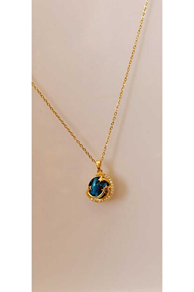 LİLLY JEWELRY قلادة كوكب من الفولاذ