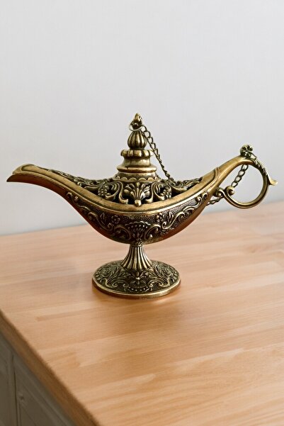 Binbir Trend Sihirli Lamba Alaattin Bakır Buhardanlık- Tütsülük - 5 Renk -küç...