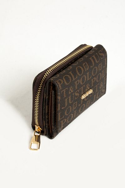 Just Polo Women's Wallet with Plenty of Card Holders and Paper Money Compartments 12cmx10cm PBU02