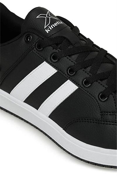 Kinetix Kort Pu 3pr Black White Men's Sneaker Shoes