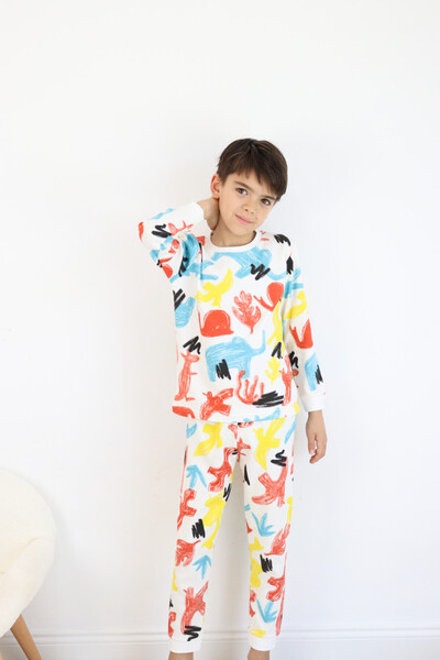 Harika KIDS Σετ πιτζάμες με μακρυμάνικο ύφασμα Interlock για αγόρι