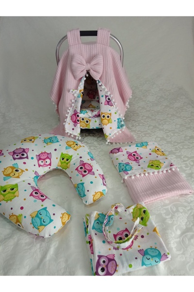 Wenaris غطاء عربة أطفال مزدوج الجوانب - وسادة رضاعة لعربة الأطفال، بطانية مري...