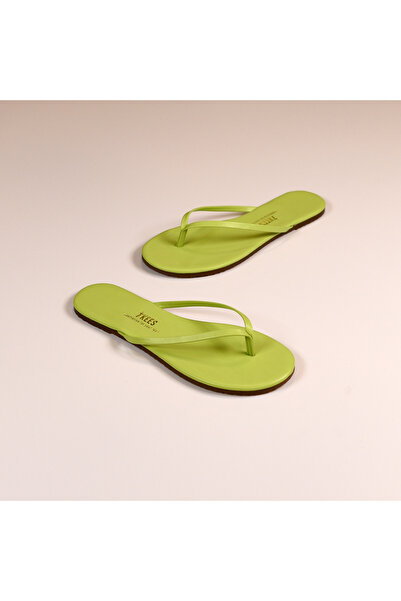 Tkees Γυναικείες Κλασικές Σαγιονάρες Πράσινες Παντόφλες TK-2097