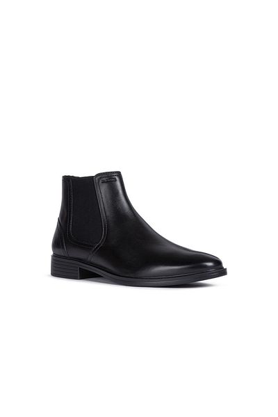 Geox Geox Black Booties Mens Shoes