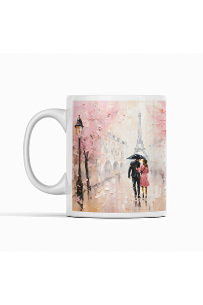 Nino Store كوب رومانسي للمشي في باريس بتصميم الحب هدية مطبوعة