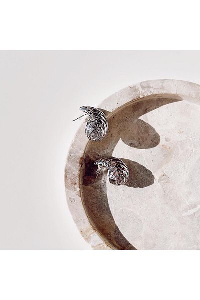 Vesce Atelier Anatra Steel earrings