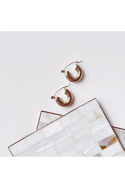 Vesce Atelier Anchor steel earrings