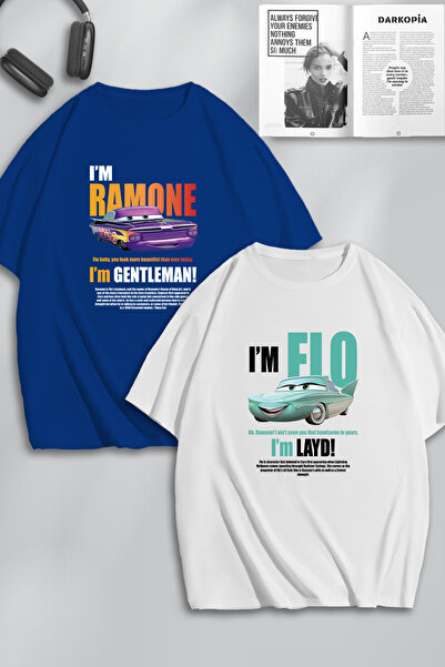 macklin Unisex majica za žene i muškarce Ramone, Flo Layd i Gentleman Štampan...