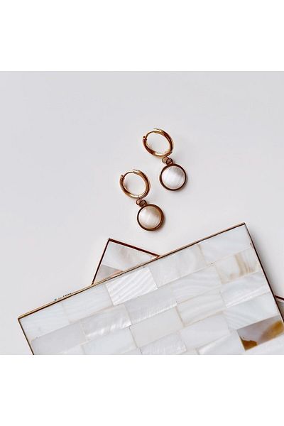 Vesce Atelier Semplice Steel earrings