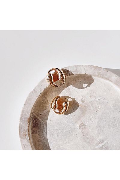 Vesce Atelier Leone Steel earrings