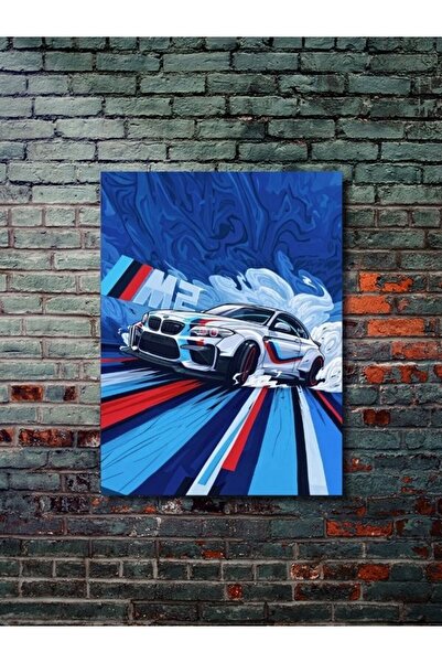 ZNC BMW - M2 - Eşsiz Tasarım Motosiklet Posterleri, Özel Tasarım Kağıt Poster