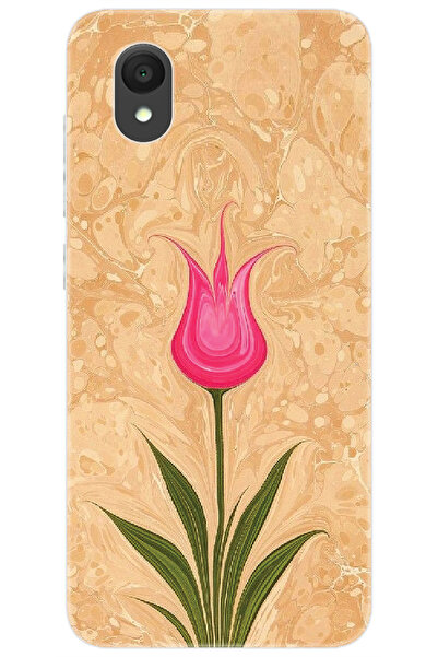 Alcatel 1 2021 (5033F) Compatible Case Pattern Printed Silicone Tulip Design NGO:544 CP-I0HUtcr