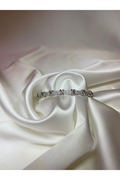 GRACY JEWELS XOXO مشبك فضي كامل