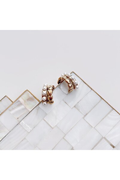 Vesce Atelier Biblia Çelik küpe