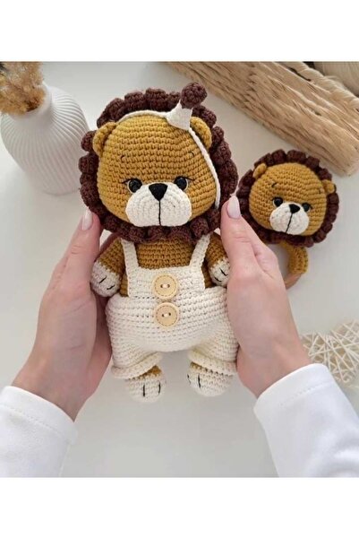 ev atölyem Amigurumi aslan max tek