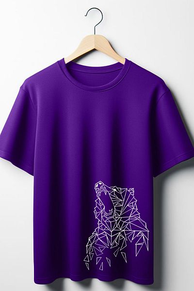 Vordevia Μπλουζάκι Unisex με στάμπα Bear Crew Neck Oversize