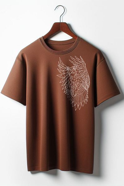 Vordevia Μπλουζάκι Unisex με στάμπα με κουκουβάγια
