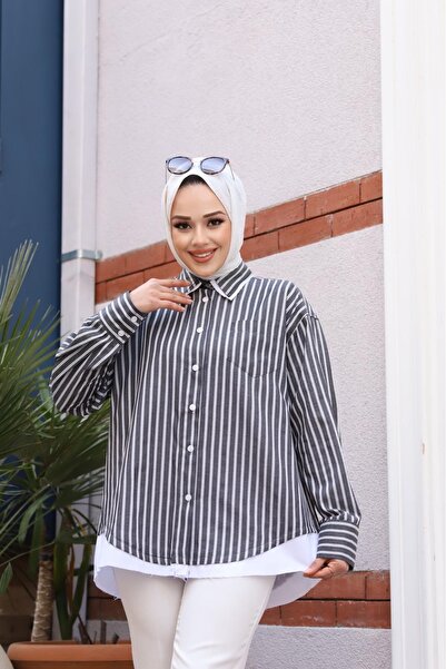 DUXAL SHOES Тканина Hardy Poplin Стандартний розмір Смугаста сорочка