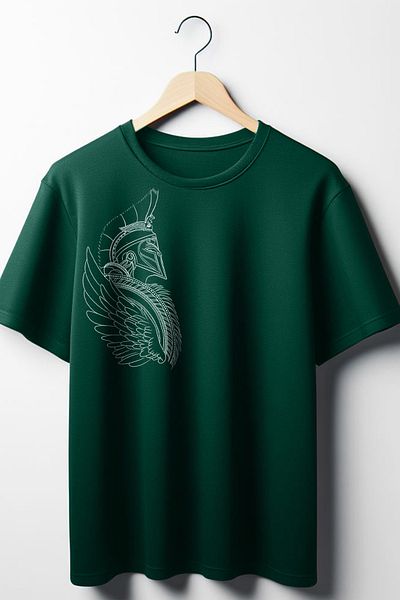 Vordevia Μπλουζάκι Unisex με στάμπα Gladiator Crew Neck Oversize