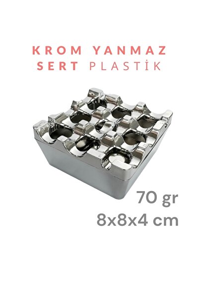 Aksesuar KROM YANMAZ SERT PLASTİK IZGARA KÜLLÜK