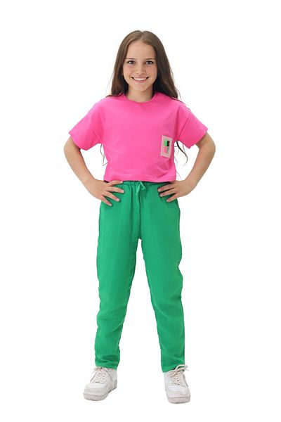 Fox Life Kids Girl's Set Muslin Pants