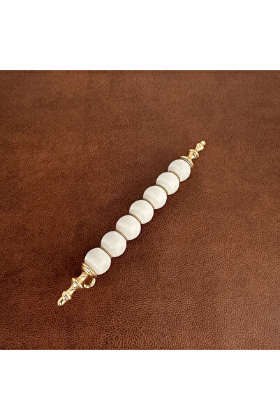 KOLDOOR Misket Kulp Beyaz Gold Mobilya Dolap Tv Ünitesi Yatak Odası Mutfak Çe...