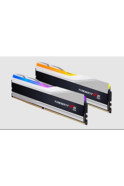 G Skill Gskıll Trident Z5 Rgb Silver Ddr5-6400mhz Cl32 32gb (2x16gb) F5-6400j...