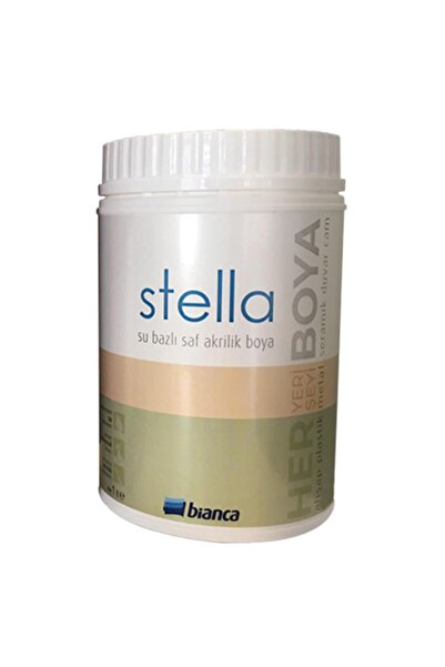 Bianca Stella Su Bazlı Saf Akrilik Boya - 0101-Beyaz #8211 - 1 Lt