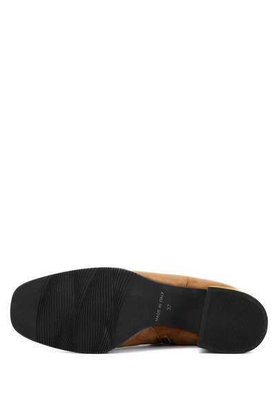 eva luna Evaluna Kadın Hakiki Deri Taba Casual Bot