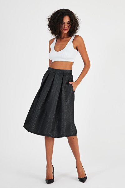 ALEXANDERGARDI ALEXANDERGARDY PLEATED SKIRT WITH SIDE POCKET(B24-701402)