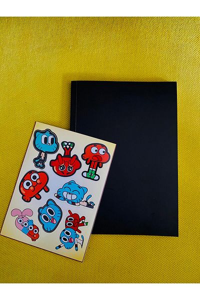 icase Autocolant Gumball și blocnotes pentru computer - Set de activități 96