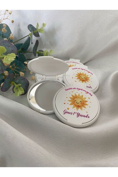 Gizem Graphic Güneş Temalı Cep Aynası 10’lu Paket