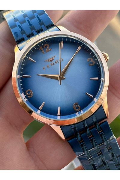 FERRO Steel Cord 30 Mt Waterproof Men's Wristwatch EFM11932-T