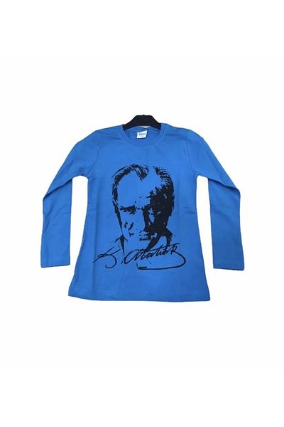 Haba TRIOC CU MÂNECĂ LUNGĂ SILUETA ATATURK COPII