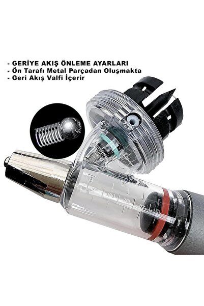 Dedeks 5 ml Veteriner Otomatik Enjektör Şırınga Aşı Tabancası Yedek Parçalı
