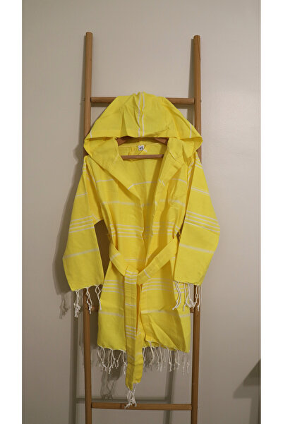 AQUATOLIA Unisex KADYANDA Peshtemal Bathrobe - 100% Cotton - Children's Bathrobe